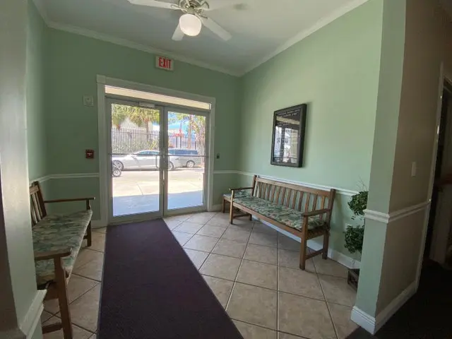 Professional shared entrance at Courthouse Business Center in Key West
